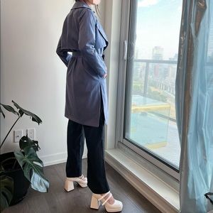 💙🧥Dust Blue Trench Coat🧥💙